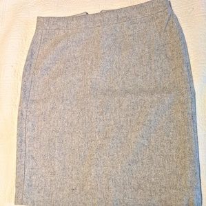 Jcrew Wool Pencil Skirt